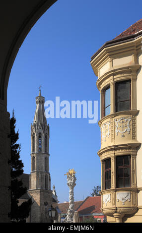 Ungarn Sopron Fő Tér Hauptplatz Stockfoto