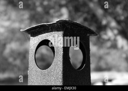 Campstove Metall Schornstein in Oak Grove Campingplatz in Cleveland National Forest, California Stockfoto