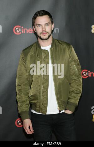 Nicholas Hoult in Anwesenheit für Warner Bros Pictures "The Big Picture" Veranstaltung am CinemaCon 2015, das Kolosseum im Caesars Palace, Las Vegas, NV 21. April 2015. Foto von: James Atoa/Everett Collection Stockfoto