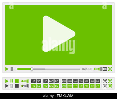 Video-player Stockfoto