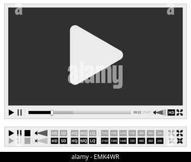 Video-player Stockfoto