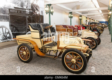 Innenansicht, Cité de l ' Automobile, Nationalmuseum, Sammlung Schlumpf, Mülhausen, Elsass, Frankreich Stockfoto