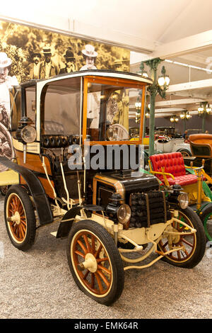 1898 Panhard Levassor Typ A1, Cité de l ' Automobile, Nationalmuseum, Sammlung Schlumpf in Mulhouse, Elsass, Frankreich Stockfoto