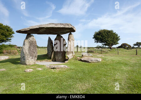 Pentre Ifan Menhire, Wales Stockfoto