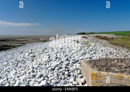 Aberthaw Strand, Glamorgan Heritage Coast, Vale von Glamorgan, South Wales, UK. Stockfoto