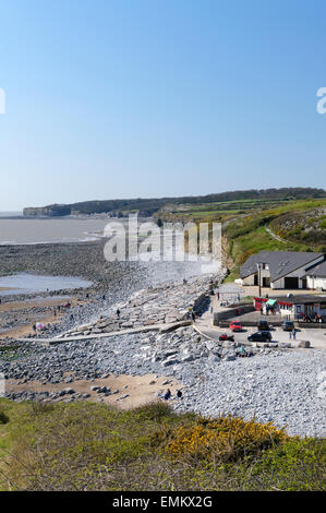 Col Huw Strand, Llantwit Major, Glamorgan Heritage Coast, Vale von Glamorgan, South Wales, UK. Stockfoto