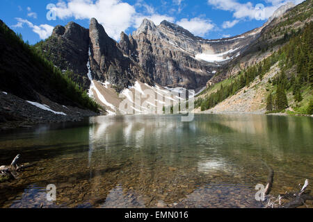 Lake Agnes in der Nähe von Lake Louise, Alberta, Kanada Stockfoto