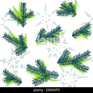 Weihnachten dekorative nahtlose Muster Stock Vektor