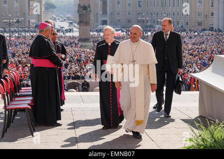 Vatikan-Stadt. 22. April 2015. Franziskus, Generalaudienz vom 22. April 2015 Credit: wirklich einfach Star/Alamy Live-Nachrichten Stockfoto