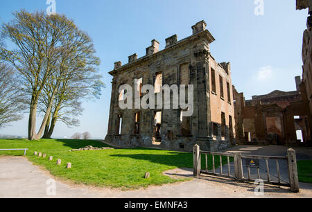 Sutton Scarsdale Hall, in der Nähe von Chesterfield in Derbyshire England UK Stockfoto