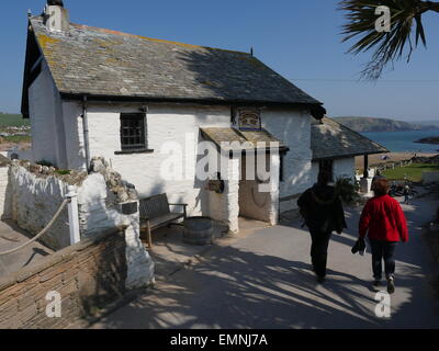 Die Sardelle Pub im Burgh Island. Stockfoto