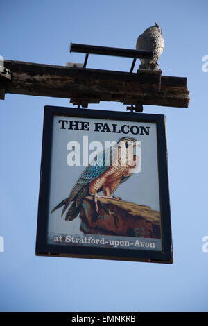 Legacy Falcon Hotel entlang Chapel Street, Stratford-Upon-Avon, Warwickshire, England, Vereinigtes Königreich, West-Europa Stockfoto