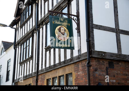 Das Shakespeare Hotel Pub in Stratford-upon-Avon, warwickshire Stockfoto