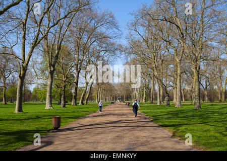 Die schönen Kensington Gardens in London. Stockfoto