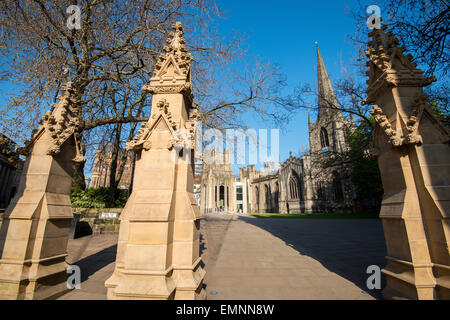 Kathedrale von Sheffield, Sheffield City Centre South Yorkshire England UK Stockfoto