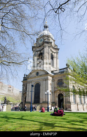 Str. Philips Kathedrale in Birmingham Stockfoto