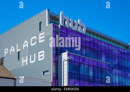 Die Palast-Hub auf Redcar Meer errichtet ein neues Gebäude mit EU-Mitteln für Haus-Unternehmen in der Kreativwirtschaft Stockfoto