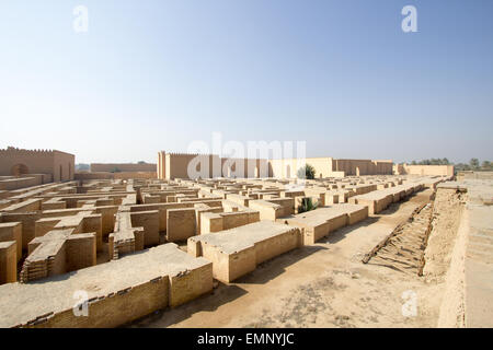 Der antiken Stadt Babylon Stockfoto