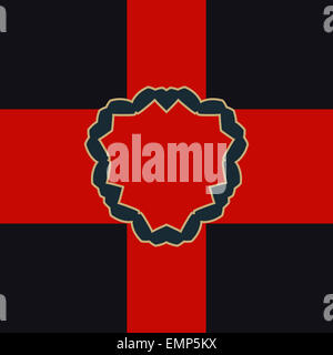 Nahtlose Muster abstrakt orientalische Mandala auf farbigem Hintergrund Stockfoto