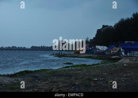 Wunderschöne Aussicht aufs Meer Stockfoto