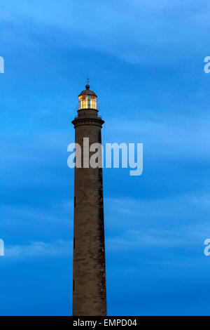 Maspalomas Leuchtturm Faro de Maspalomas, Gran Canaria, Kanarische Inseln, Spanien Stockfoto