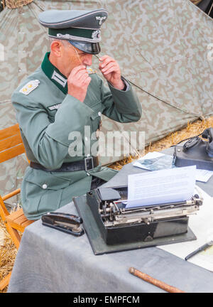 WW2-Re-enactment am historischen Militär zeigen Leicester England Stockfoto