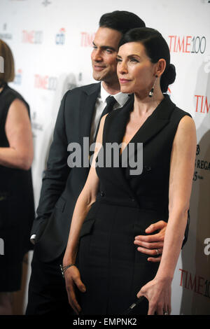 Keith Lieberthal und Julianna Margulies dabei Zeit 100 Gala, Zeit der 100 einflussreichsten Menschen der Welt im Jazz at Lincoln Center am 21. April 2015 in New York City/Picture Alliance Stockfoto