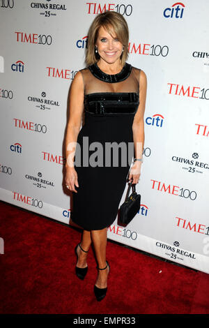 Katie Couric dabei Zeit 100 Gala, Zeit der 100 einflussreichsten Menschen der Welt im Jazz at Lincoln Center am 21. April 2015 in New York City/Picture Alliance Stockfoto