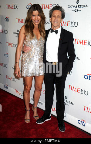 Veronica Smiley und Brian Grazer dabei Zeit 100 Gala, Zeit der 100 einflussreichsten Menschen der Welt im Jazz at Lincoln Center am 21. April 2015 in New York City/Picture Alliance Stockfoto