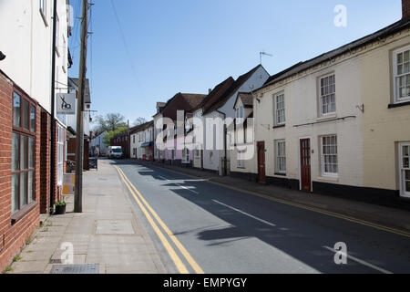 Der Hauptstraße in das Dorf Bidford on Avon, Warwickshire, England Stockfoto