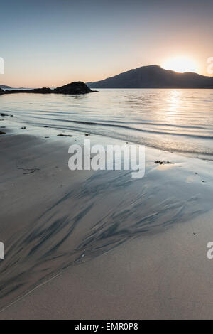 Bernera Strand von Glenelg Blick auf Skye in Schottland. Stockfoto