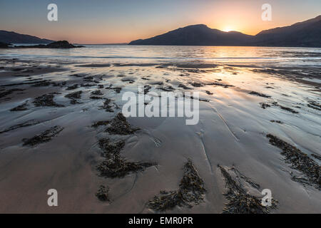 Bernera Strand von Glenelg Blick auf Skye in Schottland. Stockfoto