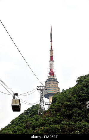 Seoul-Turm Südkorea Stockfoto
