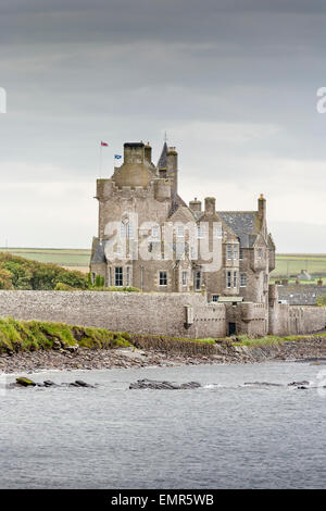 Ackergill Tower in der Nähe von Wick in Schottland. Stockfoto