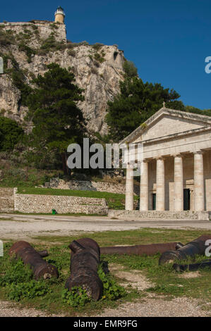 3. Oktober 2006 - alte Festung Korfu/Griechenland Stockfoto