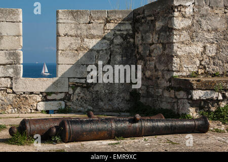 3. Oktober 2006 - alte Festung Korfu/Griechenland Stockfoto