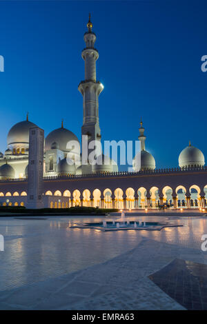 Sheikh Zayed Grand Moschee Stockfoto