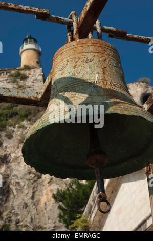 3. Oktober 2006 - Glocke in alten Festung Korfu/Griechenland Stockfoto