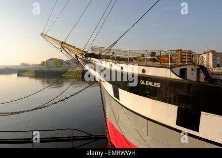 Die lebhafteste Klipper befindet sich auf dem Fluss Clyde in Glasgow, Scotland, UK Stockfoto