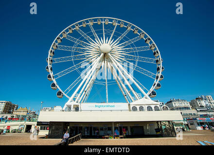 Das Brighton Rad an einem sonnigen Tag in Brighton, Sussex, Großbritannien Stockfoto