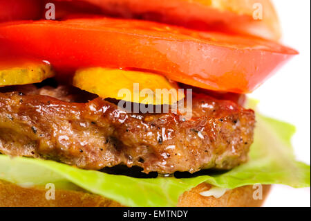 realistisch aussehende hamburger Stockfoto