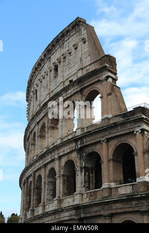 Italien. Rom. Das Kolosseum (Kolosseum) oder Flavian Amphitheater. Seine Konstruktion begann zwischen 70. Stockfoto