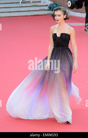 Rome Filmfestival - "Love, Rosie" - Premiere mit: Lily Collins wo: Rom, Italien bei: 19. Oktober 2014 Stockfoto
