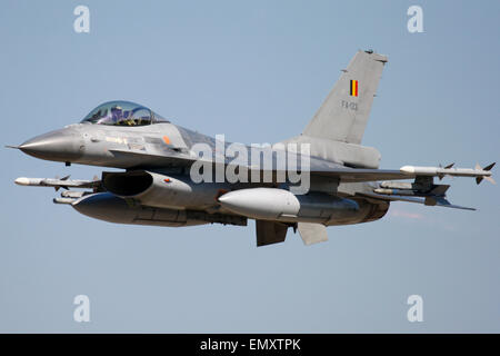 Belgien Air Force f-16 in Luft Stockfoto