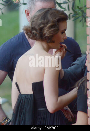 Rome Filmfestival - "Love, Rosie" - Premiere mit: Lily Collins wo: Rom, Italien bei: 19. Oktober 2014 Stockfoto