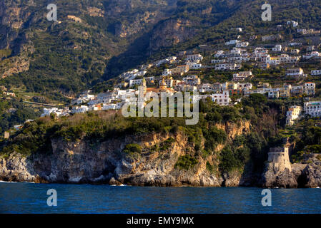 Praiano, Küste von Amalfi, Salerno, Kampanien, Italien Stockfoto