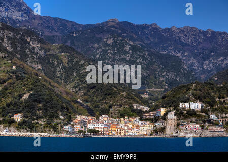 Cetara, Amalfiküste, Kampanien, Italien Stockfoto