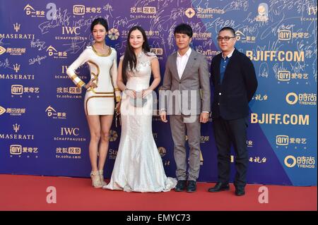 Peking, Peking, CHN, China. 23. April 2015. Peking, CHINA - 23. April 2015: (Nur zur redaktionellen Verwendung. CHINA aus) Fuß dem roten Teppich bei der Abschlussfeier des 5. Beijing International Film Festival. Bildnachweis: SIPA Asien/ZUMA Draht/Alamy Live-Nachrichten Stockfoto