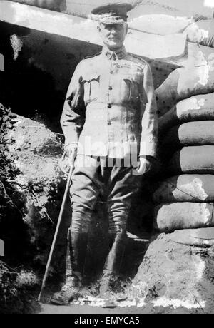Fangen Sie Marschall William Riddell Birdwood, 1. Baron Birdwood (1865-1951), ein britischer General, der als Kommandant der Australien und New Zealand Army Corps (ANZAC) während der Kampagne von Gallipoli 1915 im ersten Weltkrieg diente. Stockfoto