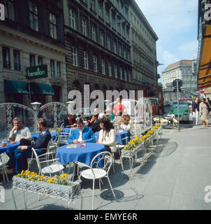 Eine Reise Nach Wien, Österreich-1980er-Jahre. Eine Reise nach Wien der 1980er Jahre. Stockfoto